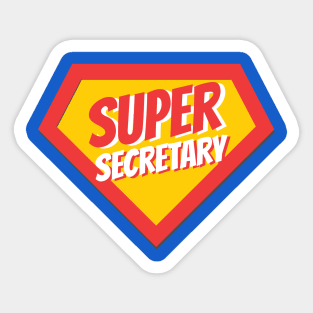 Secretary Gifts | Super Secretary Sticker